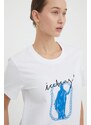 Iceberg t-shirt in cotone donna colore bianco