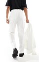Gianni Feraud - Pantaloni da abito bianchi a fondo ampio-Bianco