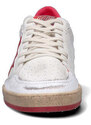 GOLDEN GOOSE BALLSTAR Sneaker uomo bianca/rossa in pelle SNEAKERS