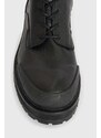 AllSaints scarpe in pelle Mudfox colore nero MF529Z
