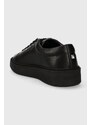 Karl Lagerfeld sneakers in pelle FLINT colore nero KL53320A