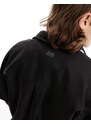 G-Star - Camicia a maniche lunghe oversize nera con bottoni in coordinato-Nero