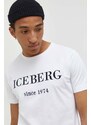 Iceberg t-shirt in cotone uomo colore bianco
