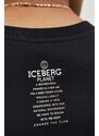 Iceberg t-shirt in cotone uomo colore nero