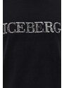 Iceberg t-shirt in cotone uomo colore nero