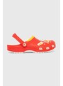 Crocs ciabatte slide Crocs x McDonald’s Clog colore rosso 209858.MUL