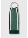 Drôle de Monsieur sciarpa in lana L'Écharpe Jacquard colore verde C-SF109-WO018-GN