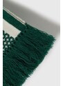 Drôle de Monsieur sciarpa in lana L'Écharpe Jacquard colore verde C-SF109-WO018-GN