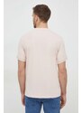 Karl Lagerfeld t-shirt uomo colore rosa con applicazione