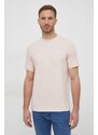 Karl Lagerfeld t-shirt uomo colore rosa con applicazione
