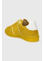 Weekend Max Mara sneakers in camoscio Pacocolor colore giallo 2415761094600