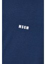 MSGM t-shirt in cotone uomo colore blu navy