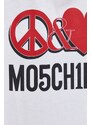 Moschino Jeans t-shirt in cotone donna colore bianco