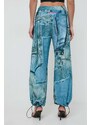 Versace Jeans Couture pantaloni da jogging in cotone
