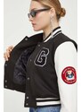 Guess giacca bomber donna colore nero