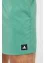 adidas Performance pantaloncini da bagno Solid CLX colore verde IR6222