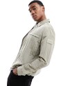 Calvin Klein - 2.0 - Camicia giacca stropicciata color crema-Bianco