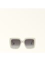 Furla Sunglasses Sfu685 Occhiali Da Sole Marshmallow Bianco Acetato Donna