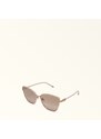 Furla Sunglasses Sfu692 Occhiali Da Sole Quarzo Rosa Metallo + Acetato Donna