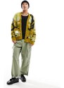 AAPE BY A BATHING APE - Cardigan skate giallo mimetico