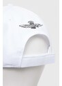 Aeronautica Militare berretto da baseball colore bianco con applicazione