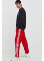 adidas Originals joggers colore rosso con applicazione IM8221