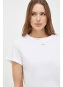 Pinko t-shirt in cotone donna colore bianco