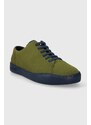 Camper sneakers in camoscio Peu Touring colore verde K100479.048