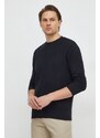Sisley maglione in cotone colore nero