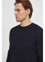 Sisley maglione in cotone colore nero