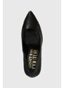 Versace Jeans Couture tacchi in pelle Scarlett colore nero 76VA3S50 ZP127 899