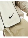 Nike - Sciarpa double-face nera e bianco sporco con logo-Nero