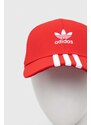adidas Originals berretto da baseball colore rosso con applicazione IS4631