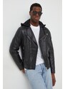 Karl Lagerfeld giacca da motociclista uomo colore nero