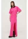 MSGM vestito in cotone colore rosa