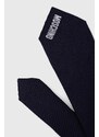 Moschino cravatta in seta colore blu navy