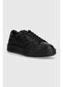 Karl Lagerfeld sneakers in pelle MAXI KUP colore nero KL52224