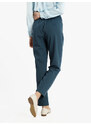 Jmzy Orignal Design Pantaloni Donna a Vita Alta Gamba Dritta Casual Blu Taglia M