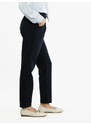 Jmzy Orignal Design Pantaloni Donna a Vita Alta Gamba Dritta Casual Blu Taglia S