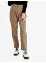 Jmzy Orignal Design Pantaloni Donna a Vita Alta Gamba Dritta Casual Beige Taglia Xl
