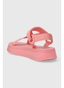 Tommy Jeans sandali TJW EVA SANDAL donna colore rosa EN0EN02466