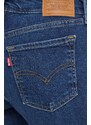 Levi's jeans 711 DOUBLE BUTTON donna colore blu