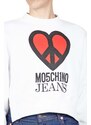MO5CH1NO JEANS - Moschino - Felpa crop - 430119 - Bianco