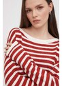 Sisley maglione donna colore rosso