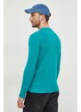 United Colors of Benetton maglione in misto lana uomo colore verde