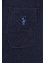 Polo Ralph Lauren cardigan in cotone colore blu navy