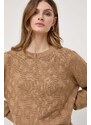 BOSS maglione in lana donna colore beige