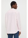 Levi's camicia in cotone uomo colore rosa