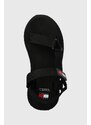Tommy Jeans sandali TJW EVA SANDAL donna colore nero EN0EN02466
