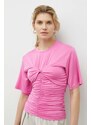 Gestuz t-shirt colore rosa